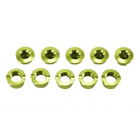 SD Alloy Chainring Bolts - 5.5mm - Lime