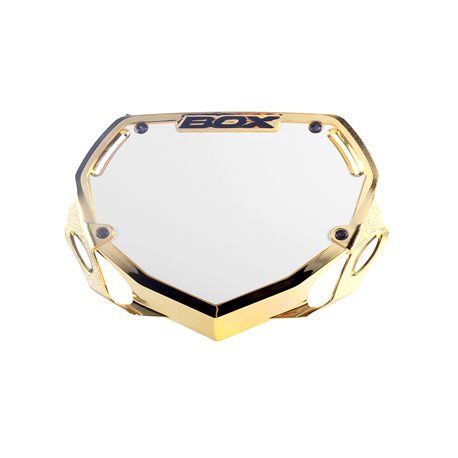 Box BMX nummerbord Goud Small