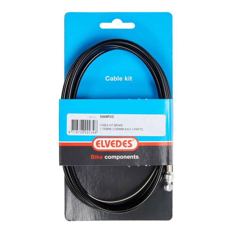 Elvedes brake cable kit zwart BMX v-brake