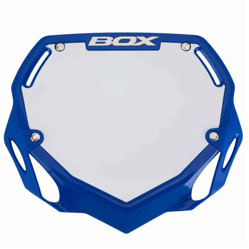 Box BMX nummerbord Blauw Small