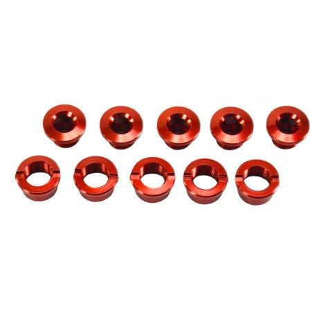 SD Alloy Chainring Bolts - 5.5mm - Red SD Alloy Chainring Bolts - 5.5mm - Red