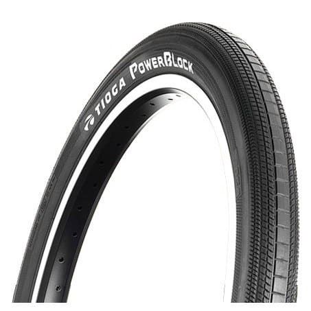 Cruiser band Tioga 24-1.75 BMX zwart Power Block Cruiser band Tioga 24-1.75 BMX zwart Power Block