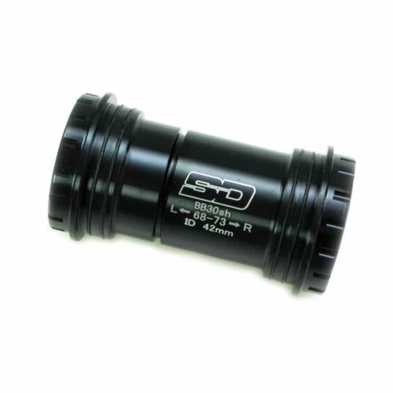 SD Bottom Bracket BB30 conversion to 30mm spindle V2 Black SD Bottom Bracket BB30 conversion to 30mm spindle V2 Black