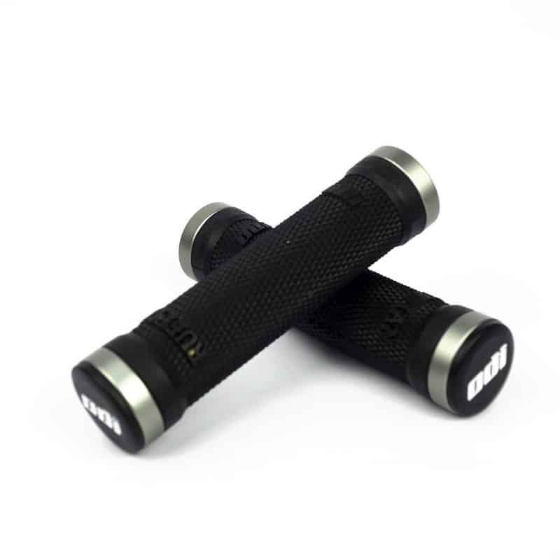 ODI MTB Ruffian No Flange Lock on Grip 130 mm Zilver ODI MTB Ruffian No Flange Lock on Grip 130 mm Zilver