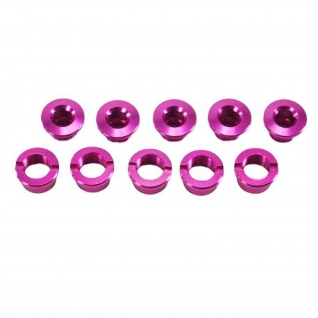 SD Alloy Chainring Bolts - 5.5mm - Pink