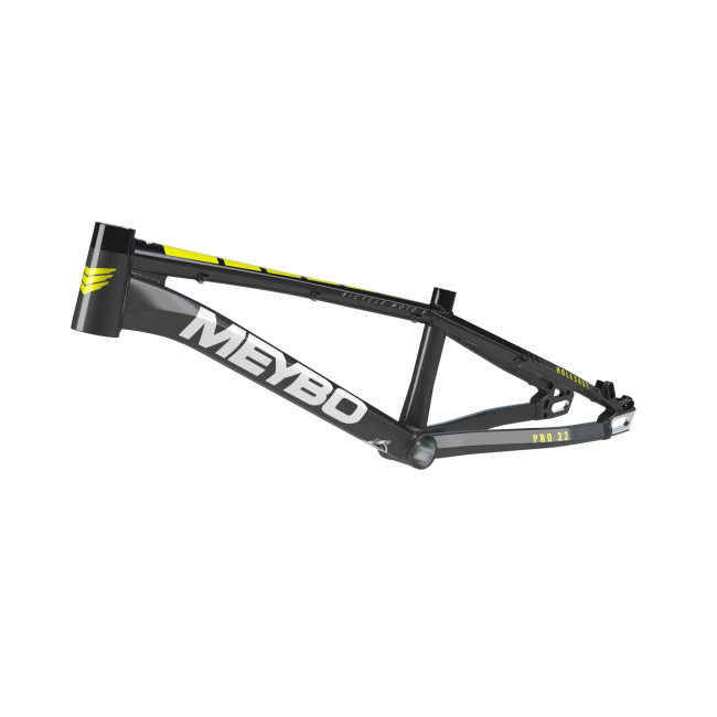 Meybo 2025 Holeshot Bmx Race Frame Grey/Black/Lime Meybo 2025 Holeshot Bmx Race Frame Grey/Black/Lime