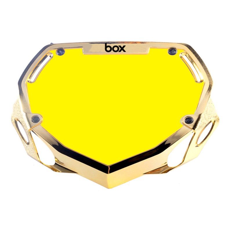 BOX TWO CHROME MINI/CRUISER NUMBER PLATE