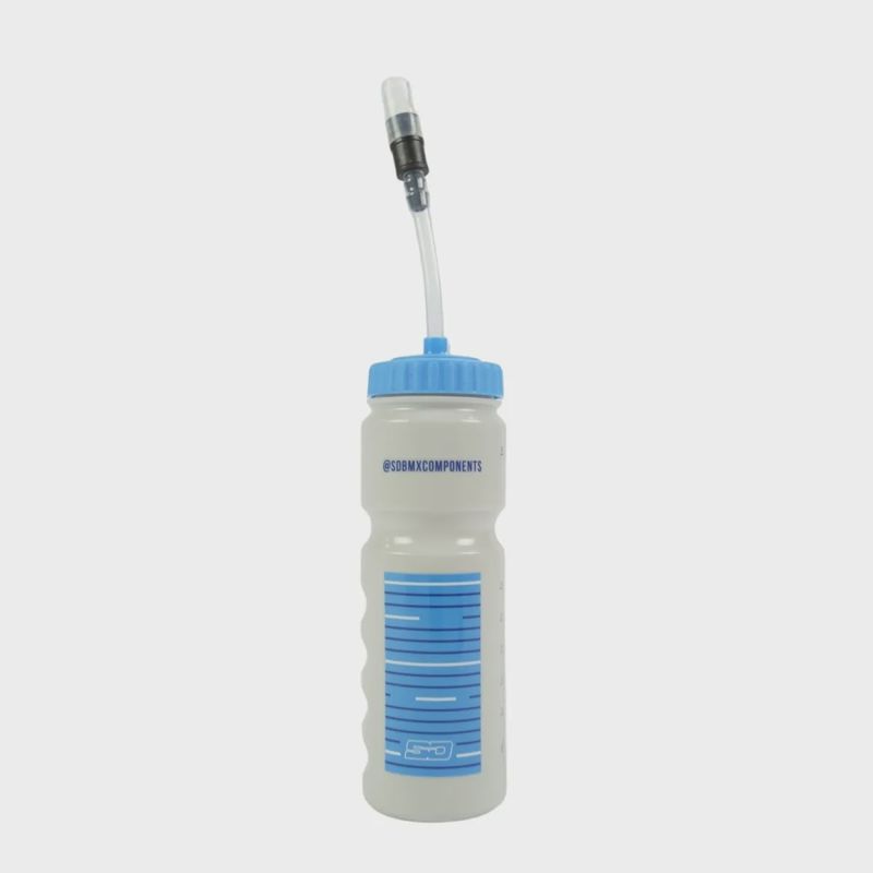 SD bidon Bottle V4 With Straw Grey/Blue SD bidon Bottle V4 With Straw Grey/Blue