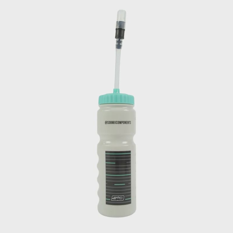SD bidon Bottle V4 With Straw Grey/Mint SD bidon Bottle V4 With Straw Grey/Mint