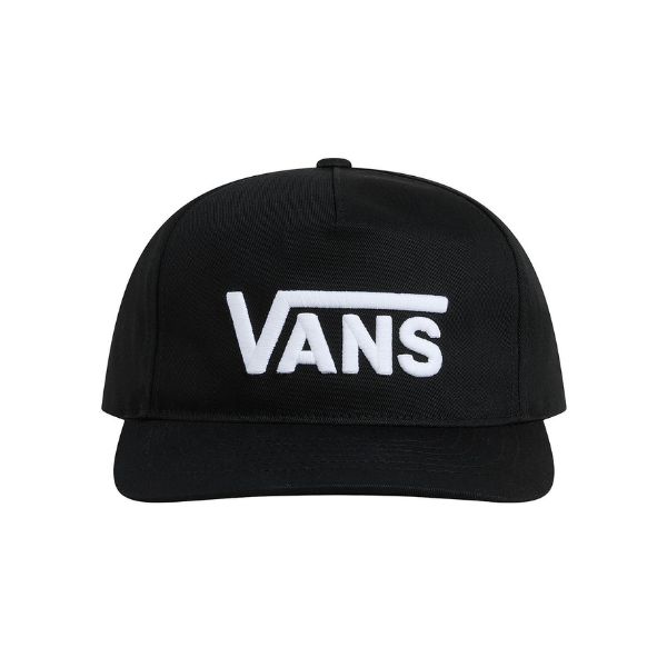 Vans Drop V Logo Snapback Black Vans Drop V Logo Snapback Black