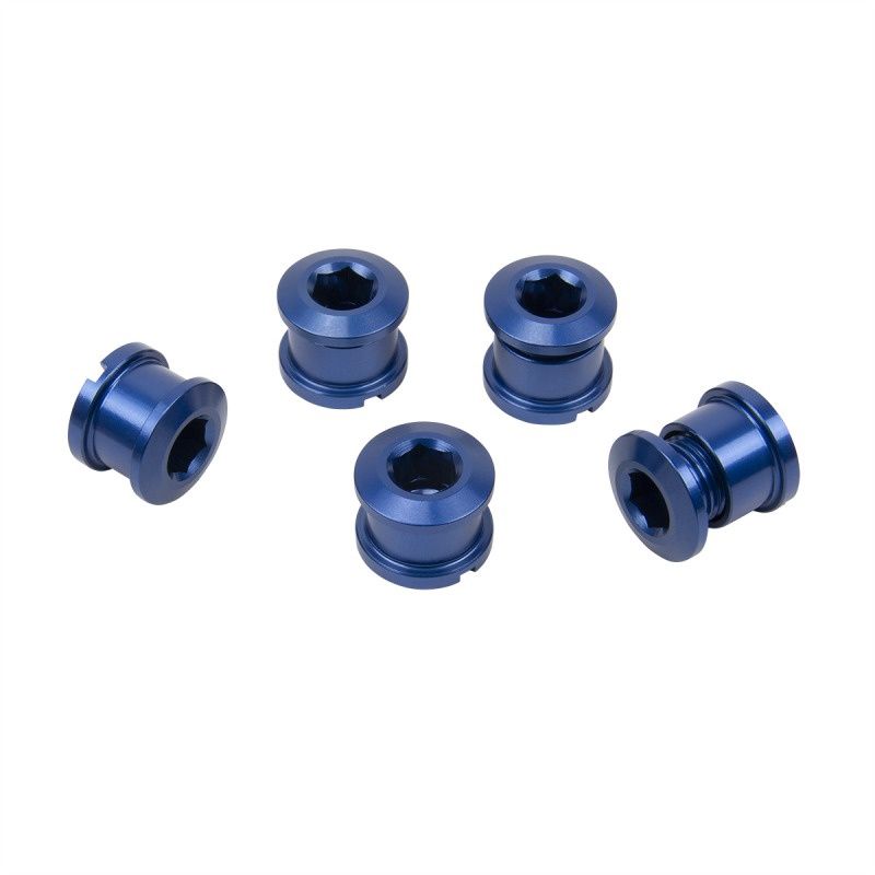 INSIGHT Aluminium chainring bolts 8.5x4mm Blauw INSIGHT Aluminium chainring bolts 8.5x4mm Blauw