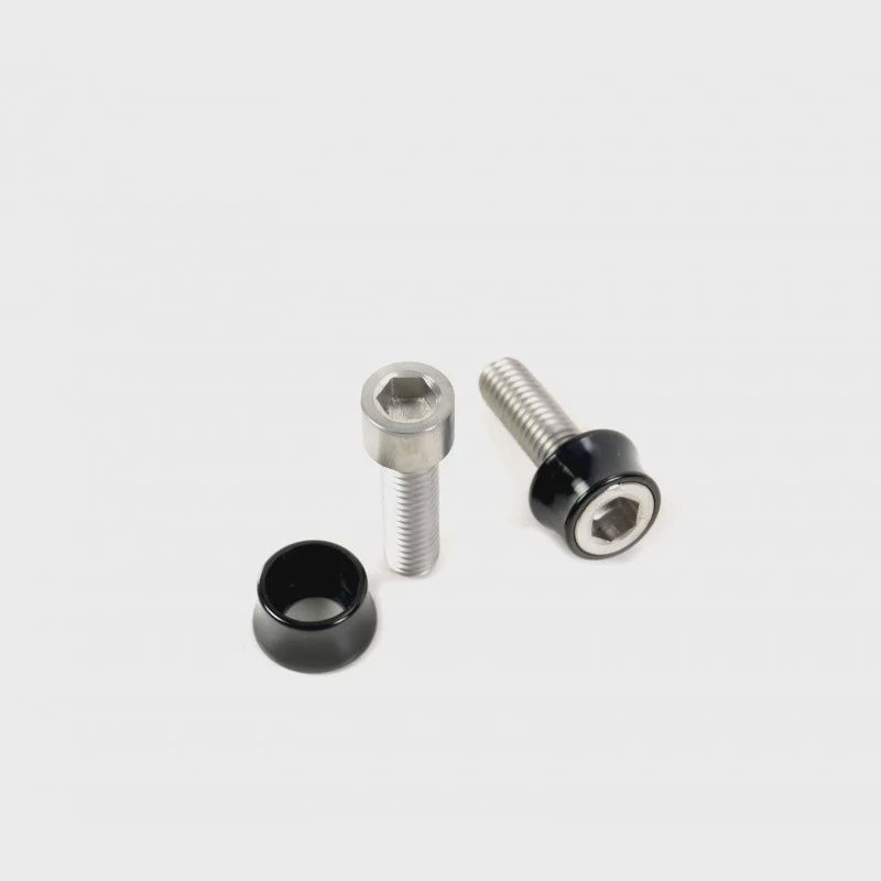 SD-X 3/8 Titanium hub bolts + cap set (2pcs)