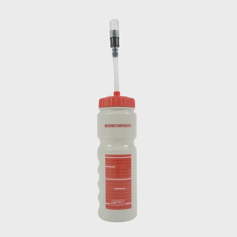 SD Bottle V4 With Straw Grey/Red Bidon