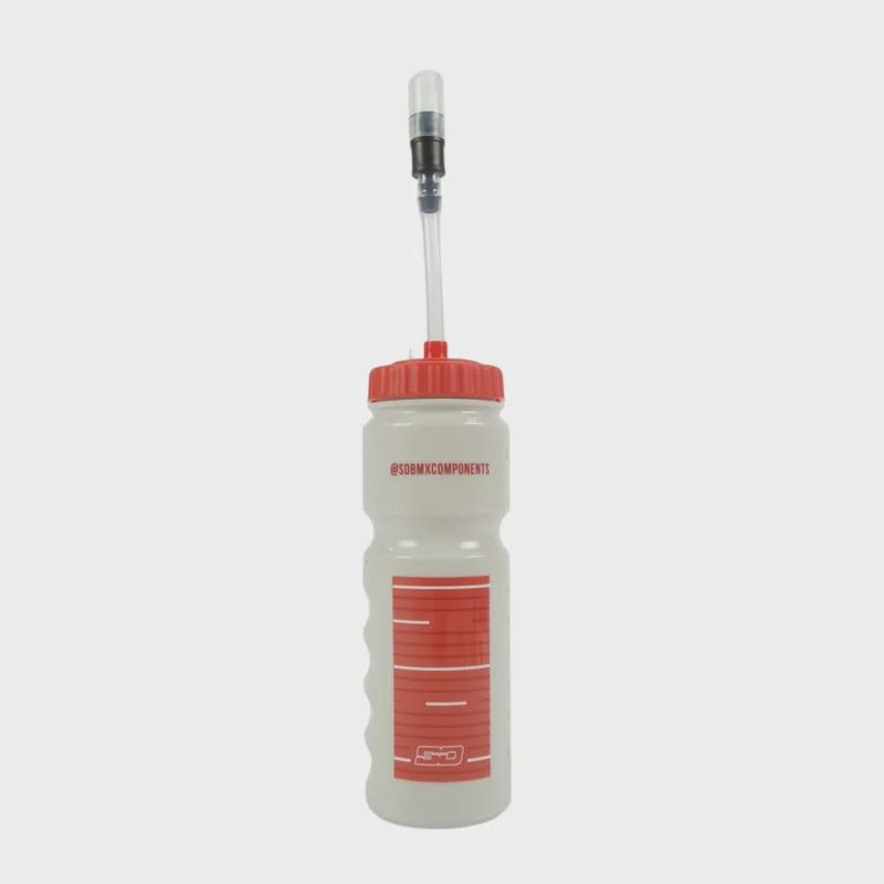 SD Bottle V4 With Straw Grey/Red Bidon