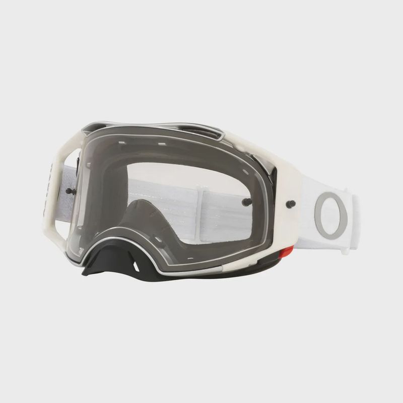 Oakley Airbrake Tuff Blocks White Heldere lens