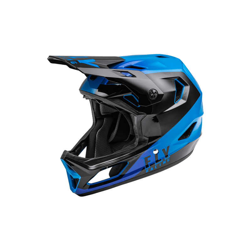 Fly Rayce Helmet Black/Blue Youth S