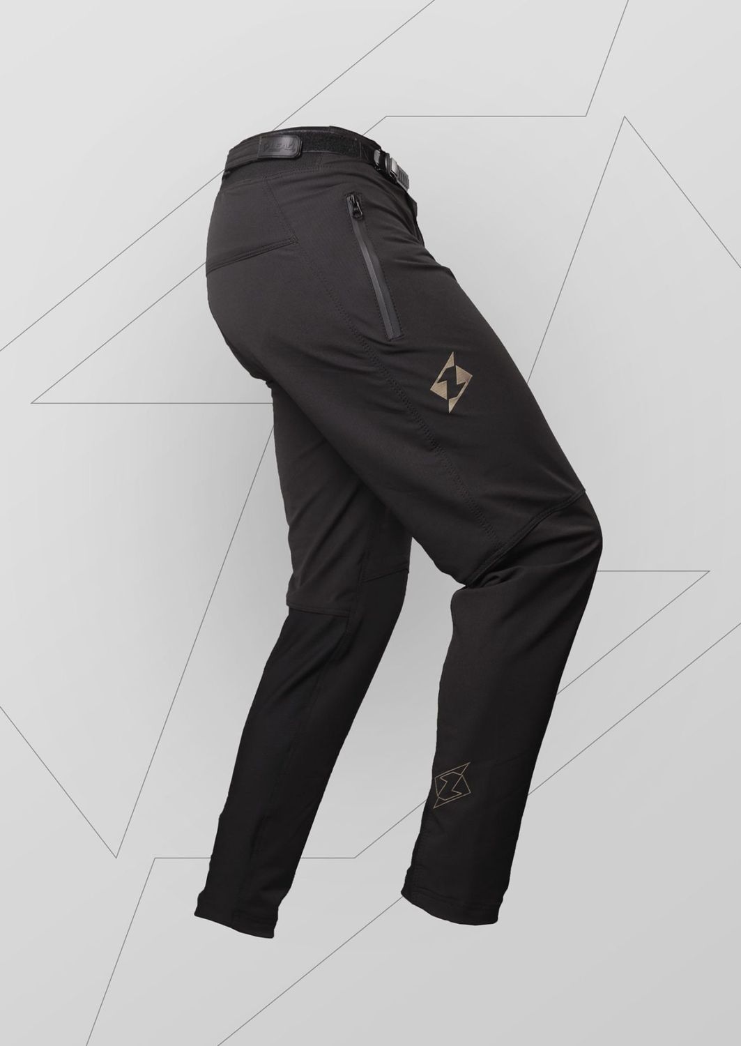 Lead BMX broek X-tra pants black gold Lead BMX broek X-tra pants black gold, Broekmaat BMX: 22