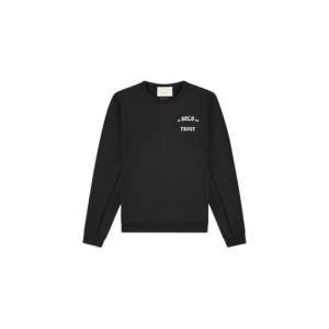 In gold we trust sweater kids zwart