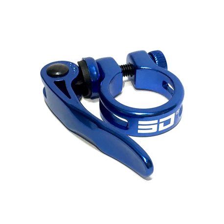 SD Quick Release Clamp HQ Blue (Size: 28,6 mm), Zadelpen maat: 25.4