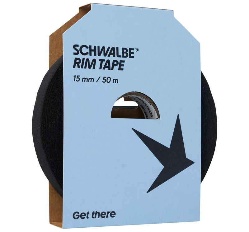 Schwalbe velglint zelfklevend 15mm/50m rol polyester Schwalbe velglint zelfklevend 15mm/50m rol polyester