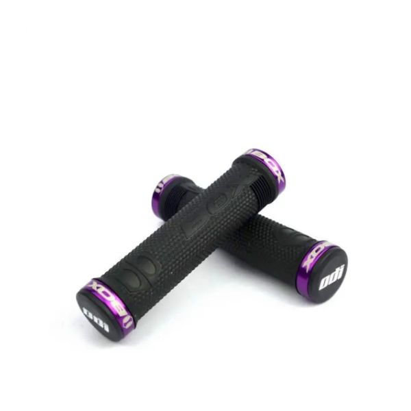 Box One Lock-On Grips Black/Purple Clamps Box One Lock-On Grips Black/Purple Clamps