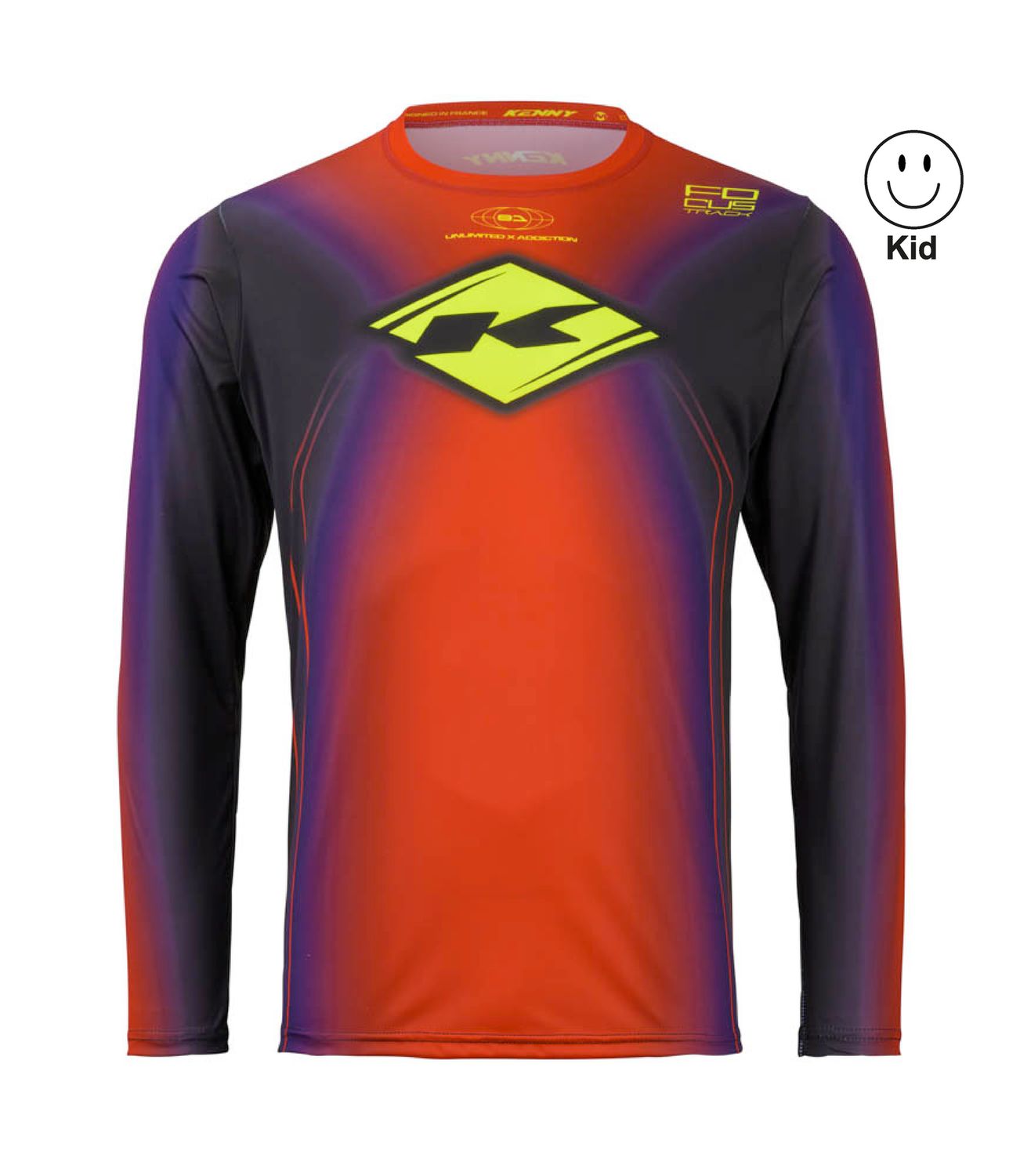 Kenny Track Jersey Kid Focus Red Kenny Track Jersey Kid Focus Red