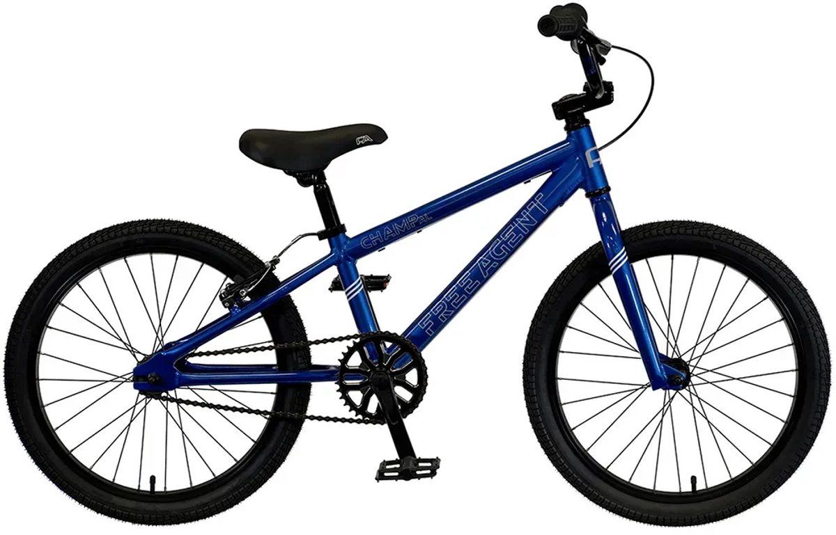 Free Agent Bike Champ Alloy Chrome Blue - BMX Junior Free Agent Bike Champ Alloy Chrome Blue - BMX Junior