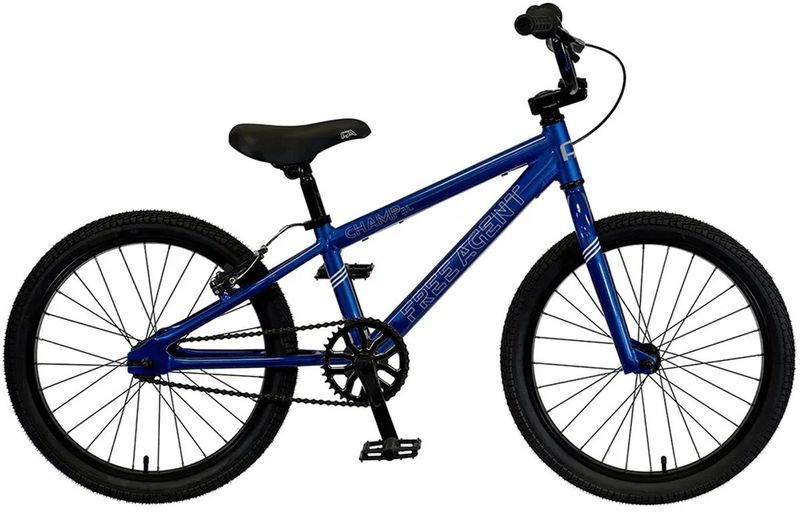 Free Agent Bike Champ Alloy Chrome Blue - BMX Junior Free Agent Bike Champ Alloy Chrome Blue - BMX Junior