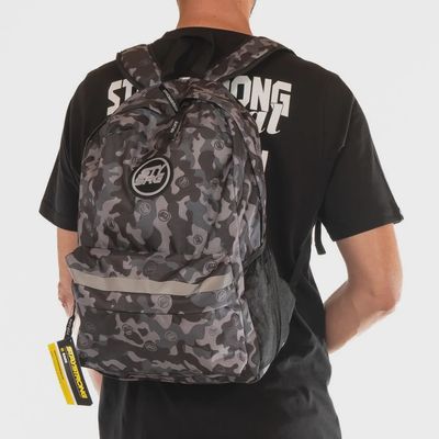 Stay Strong V3 Icon Backpack - Black/Grey Camo