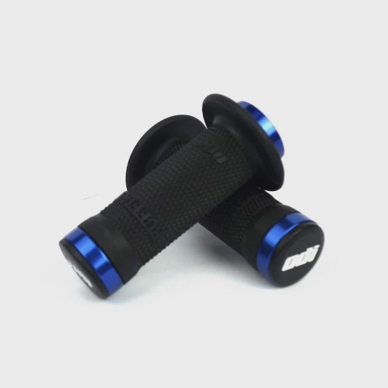 ODI Ruffian Flange Lock On Grips 100mm Blue