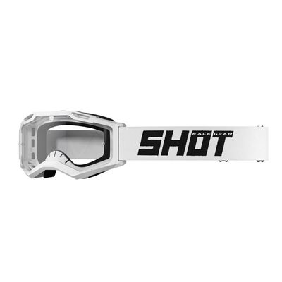 Shot Assault 2.0 Solid Goggle White Glossy