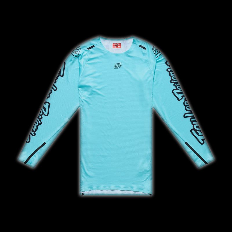 Troy lee designs SPRINT ULTRA JERSEY MONO REAL TEAL