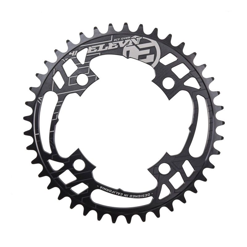 ELEVN flow Chainring 104mm black 4hole Tandwiel
