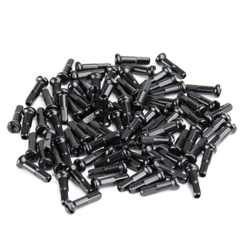 Aluminium nipples 80pcs pack - zwart