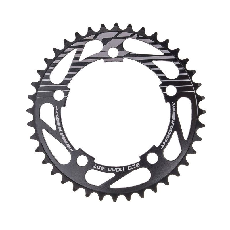 INSIGHT Chainring 110mm black Tandwiel 5hole