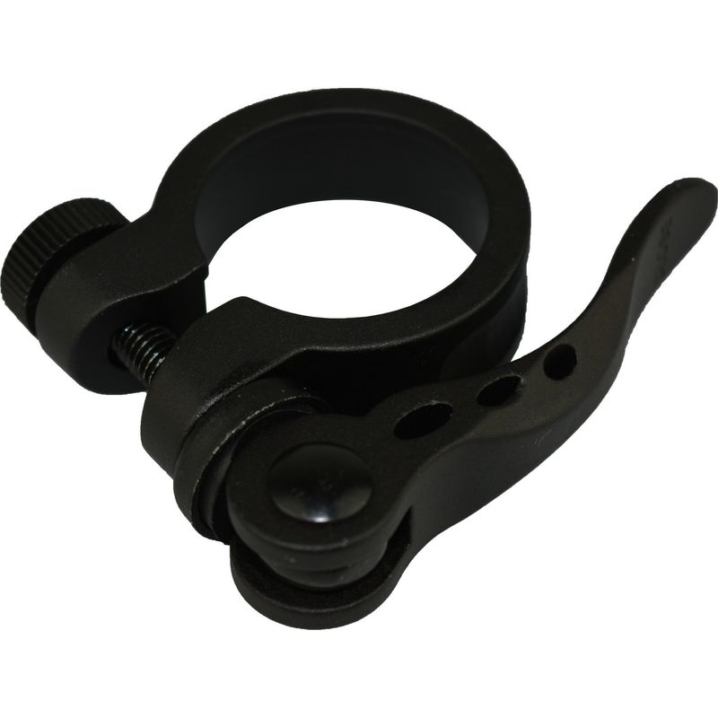 Zadelpenklem snelspanner 31,8mm zwart