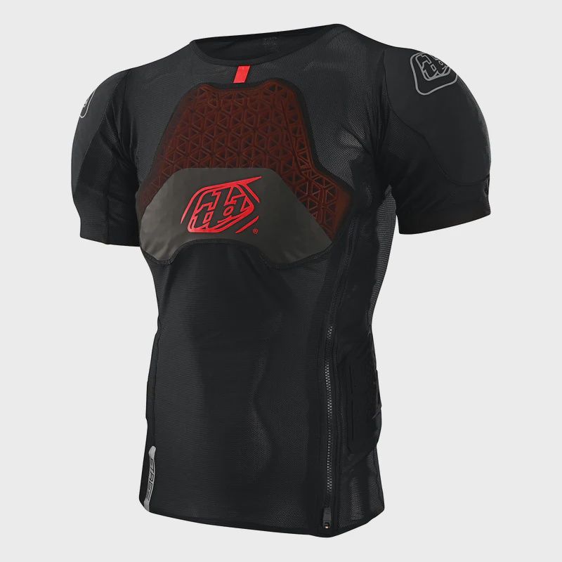 Troy Lee Designs Stage Ghost D3O Short Sleeve Baselayer Solid Black