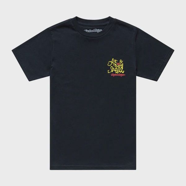 Troy Lee Designs Youth Short Sleeve Tee Heritage Black