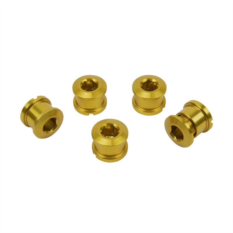INSIGHT Aluminium chainring bolts 6.5x4mm Goud INSIGHT Aluminium chainring bolts 6.5x4mm Goud