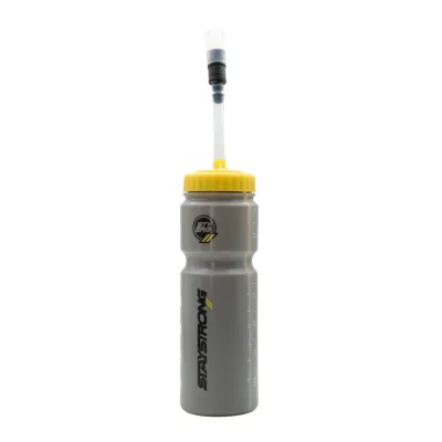 Stay Strong Bottle With Straw OG Grey/Yellow Bidon Stay Strong Bottle With Straw OG Grey/Yellow Bidon