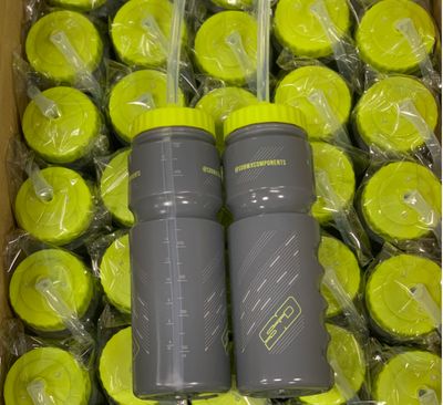 SD Bottle V5 With Straw Gray/Lime Bidon