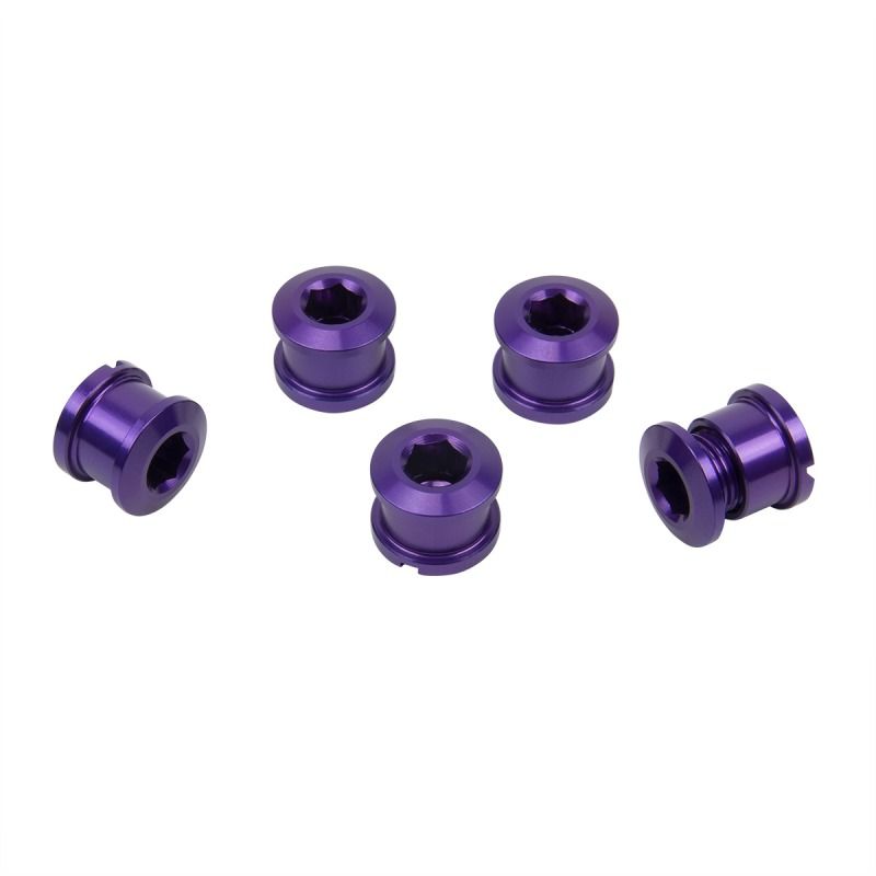 INSIGHT Aluminium chainring bolts 8.5x4mm Paars INSIGHT Aluminium chainring bolts 8.5x4mm Paars