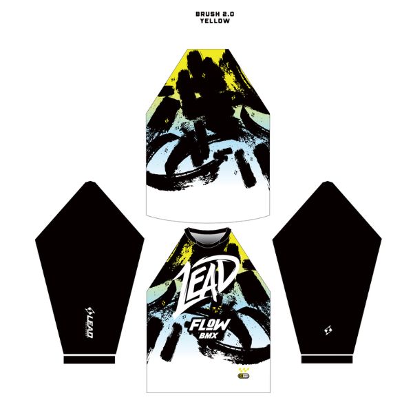 Flow BMX Lead BMX shirts Brush 2.0 Yellow