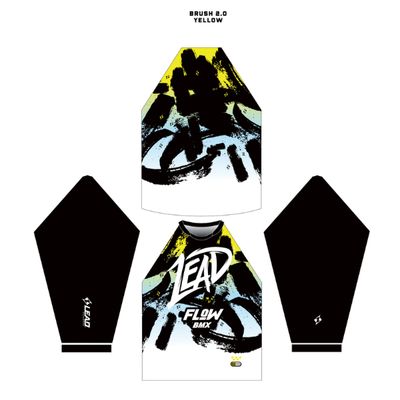 Flow BMX Lead BMX shirts Ultra slimfit Brush 2.0 Yellow Flow BMX Lead BMX shirts Ultra slimfit Brush 2.0 Yellow