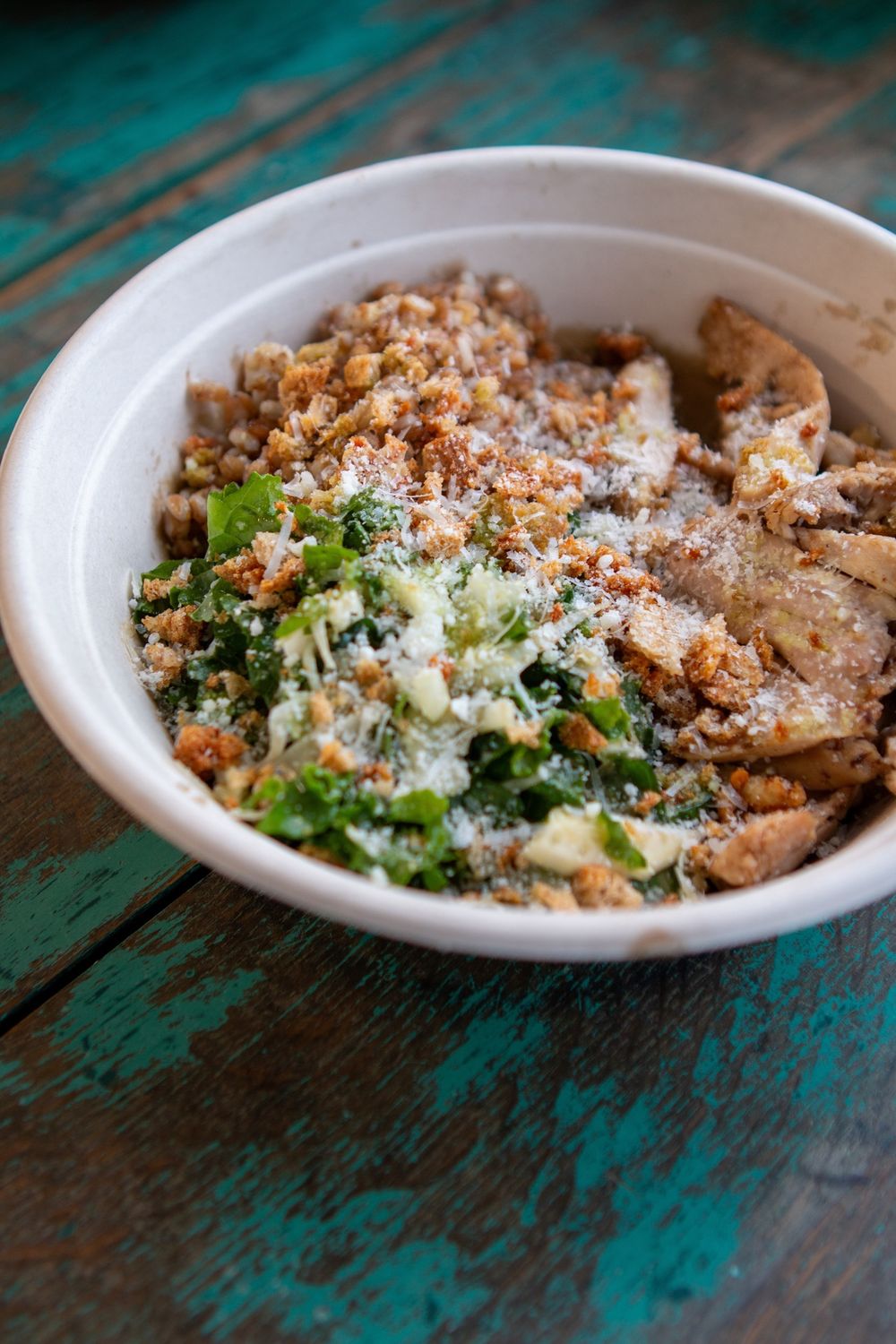 Chicken Farro Balsamic Bowl