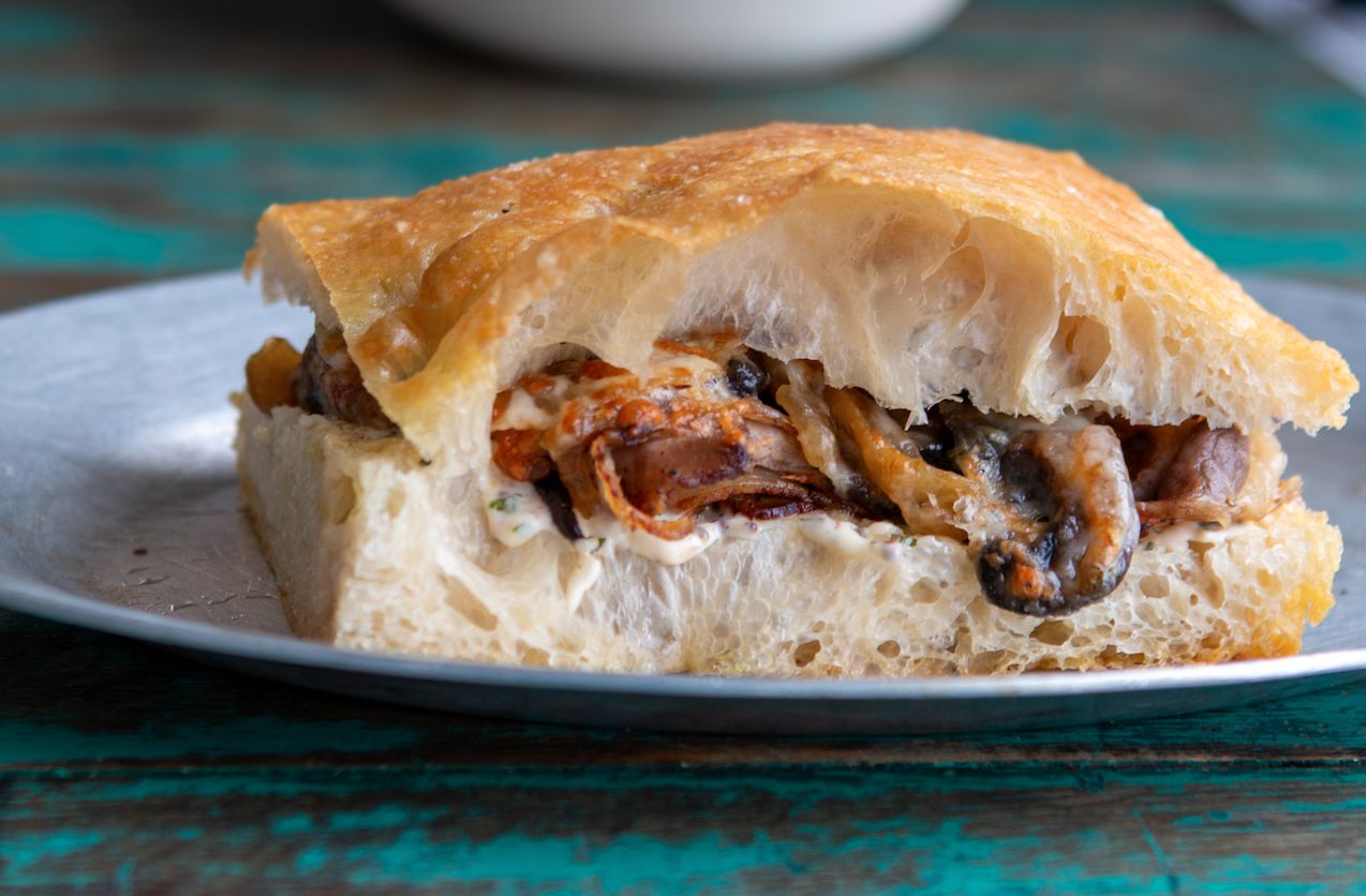 #7 Marsala Beef Melt Sandwich