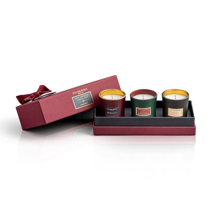 Atelier Rebul Mini candle trio limited edition 3x 65GR