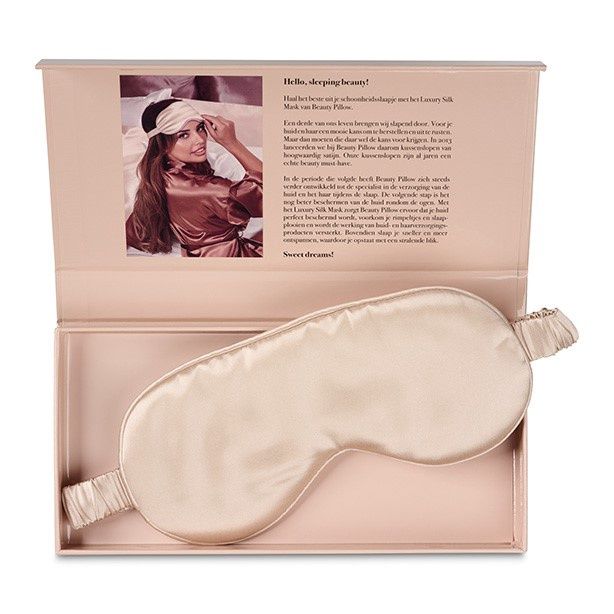 Beauty Pillow® Luxury Silk Mask - Champagne