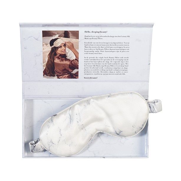 Beauty Pillow® Luxury Silk Mask - Marble