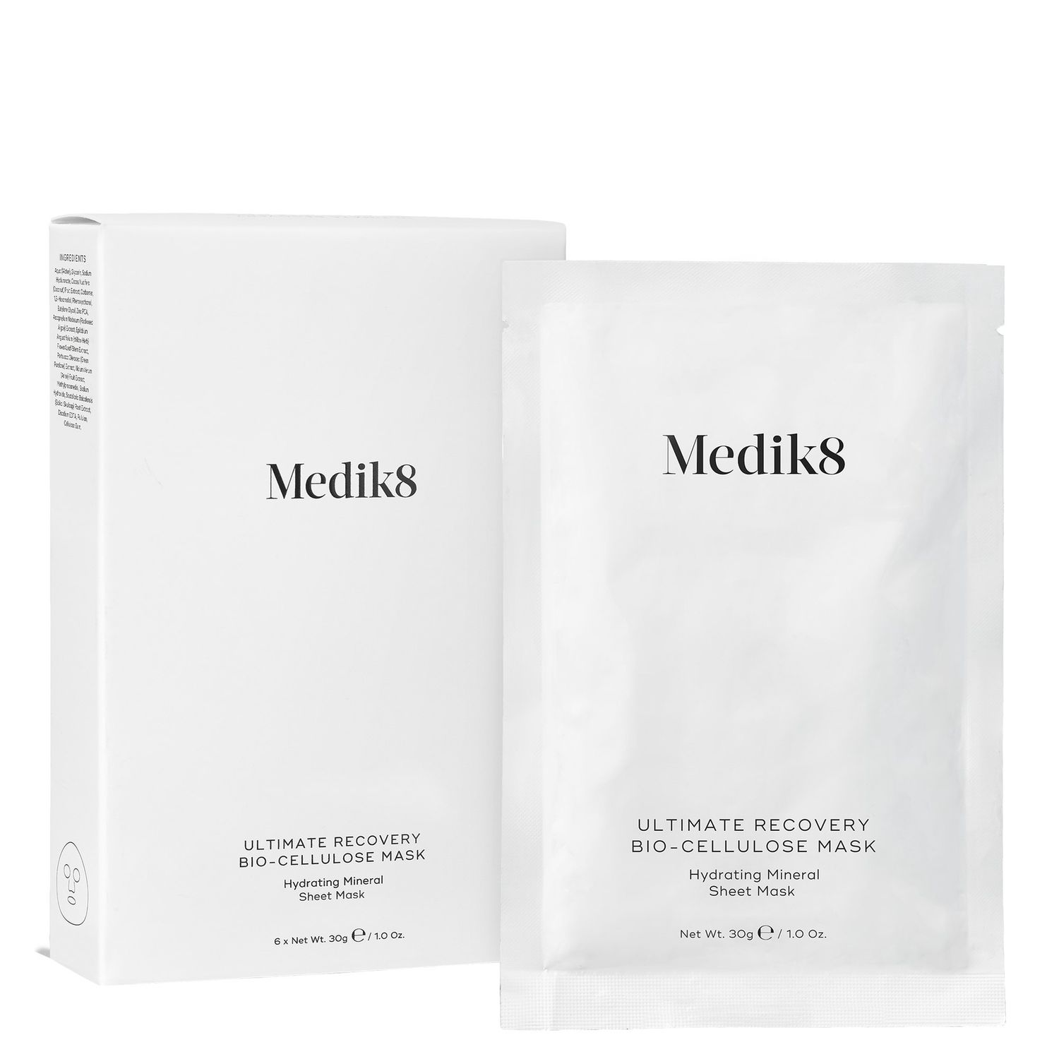 Medik8 Ultimate Recovery Bio-Cellulose Mask 6x